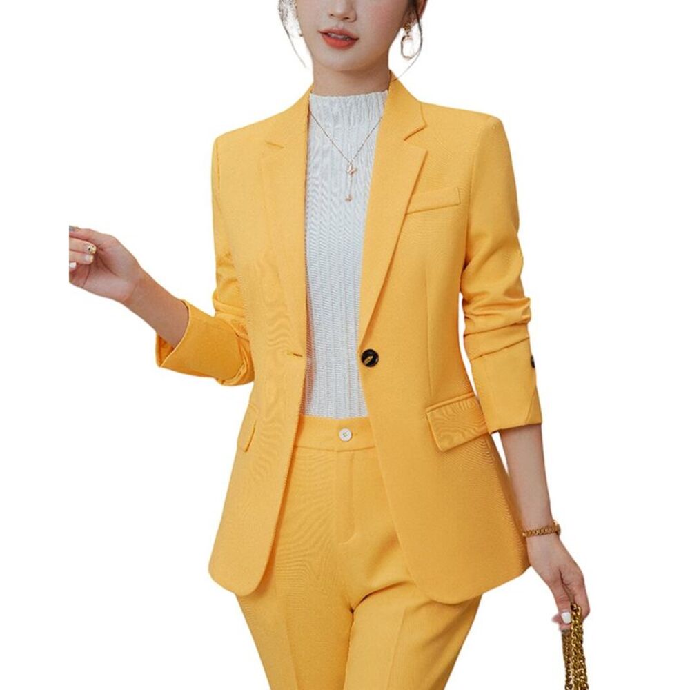Bossy Chic Womens  2Pc Blazer & Pant Set